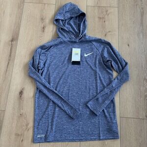 Nike Swim UPF 40+ Hydroguard Long Sleeve Hoodie PullOver Dri Fit Mens Size Small